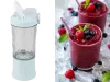 Akkumulátoros smoothie turmixgép levehető pohárral, kék - 600ml