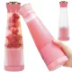 Akkumulátoros smoothie turmixgép, rózsaszín - 400ml