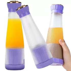 Akkumulátoros smoothie turmixgép, lila - 400ml