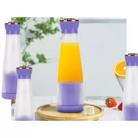 Akkumulátoros smoothie turmixgép, lila - 400ml