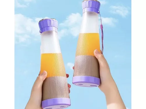 Akkumulátoros smoothie turmixgép, lila - 400ml