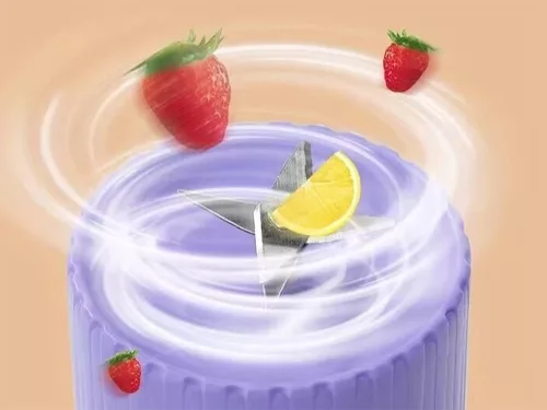 Akkumulátoros smoothie turmixgép, lila - 400ml