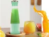 Akkumulátoros smoothie turmixgép, zöld - 400ml