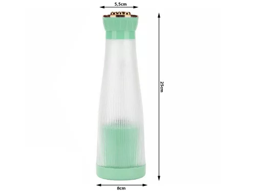 Akkumulátoros smoothie turmixgép, zöld - 400ml