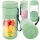 Akkumulátoros smoothie turmixgép levehető pohárral, zöld - 450ml