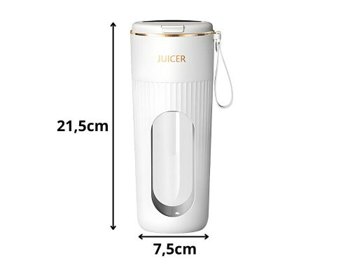 Akkumulátoros hordozható turmixgép - 340ml