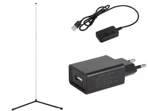 Álló RGB LED saroklámpa távirányítóval és alkalmazással