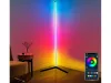 Álló RGB LED saroklámpa távirányítóval és alkalmazással