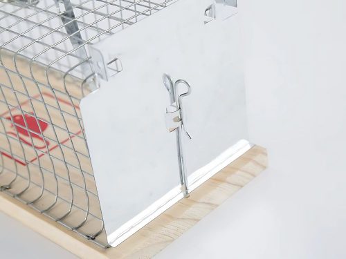 Méreg mentes fém rágcsáló csapda XL - 12x12x29cm