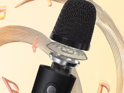 Hordozható akkumulátoros bluetooth karaoke készlet fényjátékkal