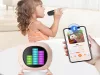 Hordozható akkumulátoros bluetooth karaoke készlet fényjátékkal