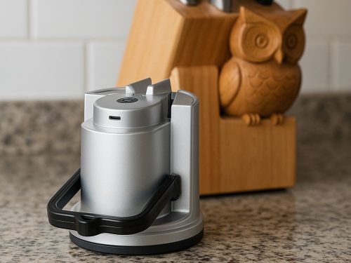 Akkumulátoros konyhai kés és ollóélező