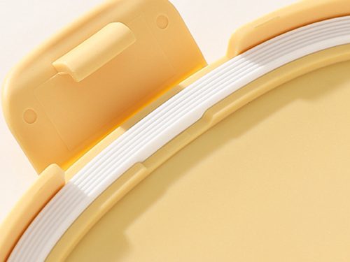 Üveg ételtárolók szilikon fedéllel és hűtőtáskával, 650ml/950ml - sárga