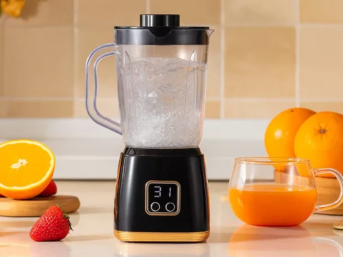 Hordozható akkumulátoros turmixgép, 600ml - fekete