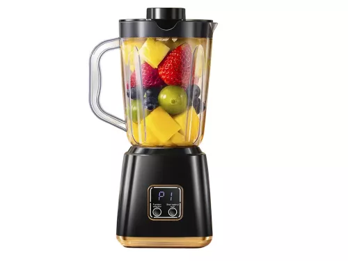 Hordozható akkumulátoros turmixgép, 600ml - fekete