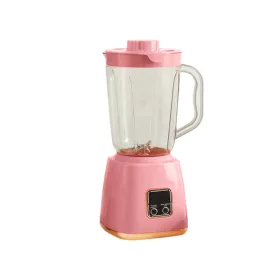 Hordozható akkumulátoros turmixgép, 600ml - rózsaszín