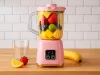 Hordozható akkumulátoros turmixgép, 600ml - rózsaszín