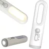 Mozgásérzékelős éjjeli LED lámpa beépített zseblámpával - 17x4,5cm