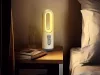 Mozgásérzékelős éjjeli LED lámpa beépített zseblámpával - 17x4,5cm