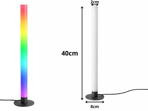 RGB LED állólámpa távirányítóval - 40cm