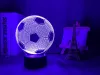 3D-s éjszakai RGB fény távirányítóval - focilabda
