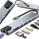 8 az 1-ben USB-C átalakító
