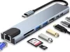 8 az 1-ben USB-C átalakító