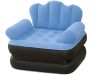 2 az 1-ben felfújható fotel és matrac - kék