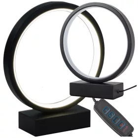   Kör LED éjjeli lámpa állítható fényszínnel, USB - 20cm