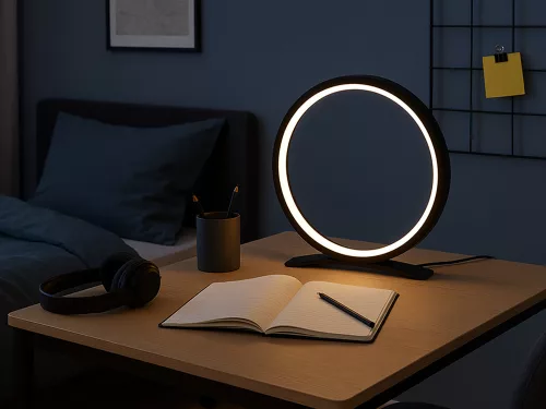 Kör LED éjjeli lámpa állítható fényszínnel, USB - 25cm