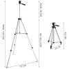 Tripod állvány távirányítóval, szelfi állvány