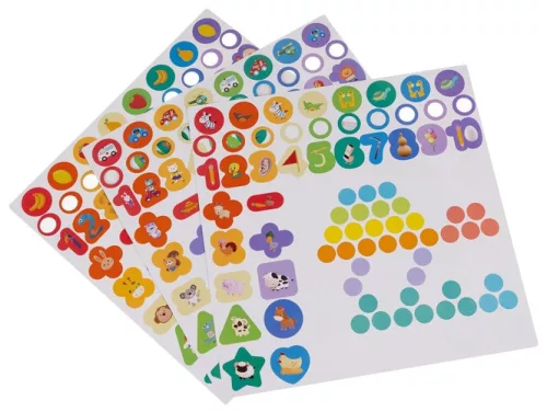 Fa gyöngyös puzzle gyerekeknek