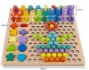 Fa gyöngyös puzzle gyerekeknek