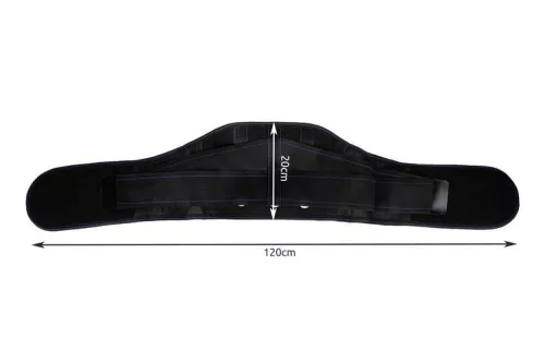 Trizand mágneses öv 24 mágnessel, 95-110cm - fekete