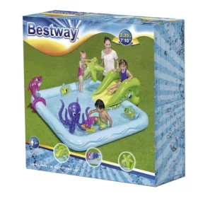 Bestway Felfújható Medence Csúszdával 53052