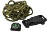 Paracord Army Green 5in1 túlélő karkötő