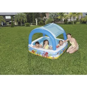   Bestway pancsolómedence levehető tetővel, 140x140x114cm 52192