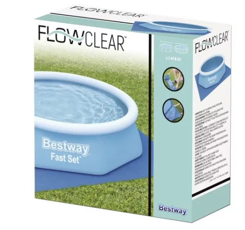 Bestway alátétfólia medencékhez, 274x274cm 58000