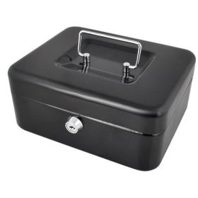 Malatec pénzkazetta, 20x16x9cm - fekete