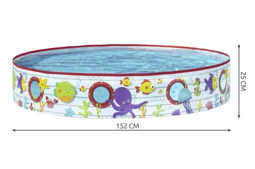 Bestway gyerek pancsoló medence, 152x25cm 55029