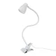 Izoxis asztali csiptetős LED lámpa USB tápellátással, 45x5x8,5cm - fehér