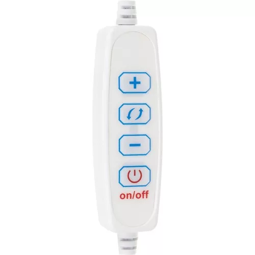 Izoxis asztali csiptetős LED lámpa USB tápellátással, 45x5x8,5cm - fehér