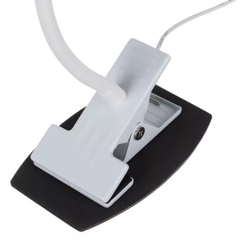 Izoxis asztali csiptetős LED lámpa USB tápellátással, 45x5x8,5cm - fehér