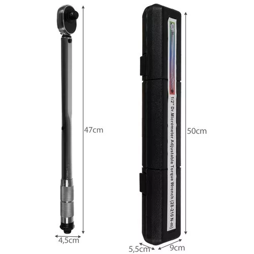 Bigstren nyomatékkulcs 1/2"-os fejjel - 17/19/21mm