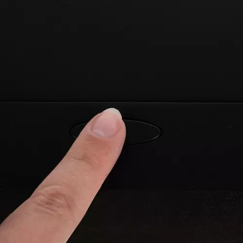 Izoxis tripla rejtett konnektor elosztó - fekete