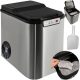 Jégkocka készítő gép 120W – ezüst