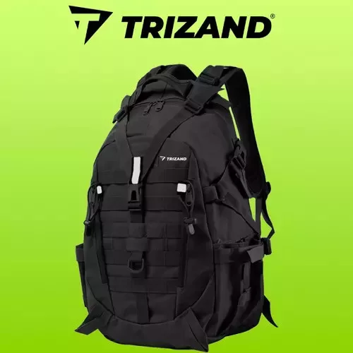 Túra hátizsák fekete Trizand