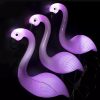 Napelemes kerti lámpa – flamingó