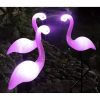 Napelemes kerti lámpa – flamingó