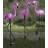 Napelemes kerti lámpa – flamingó